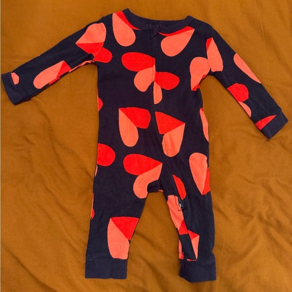 Target Other - Kids One Piece with Red and Navy hearts Design